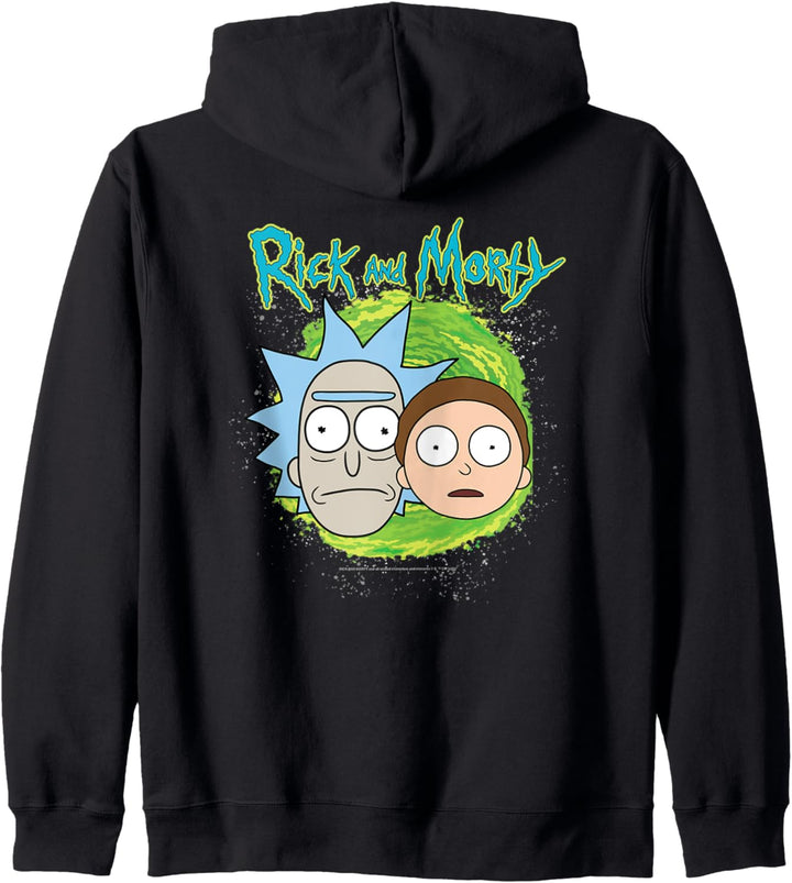 Rick and Morty Floating Heads Kapuzenjacke