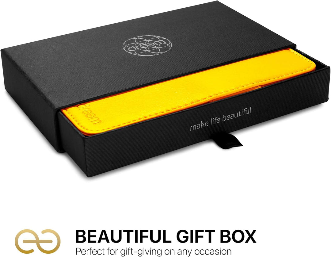 Dreem Fibonacci kompatibel mit iPhone 15 Pro Max Brieftaschen-Etui / 2-in-1 stossfestes Etui und abn