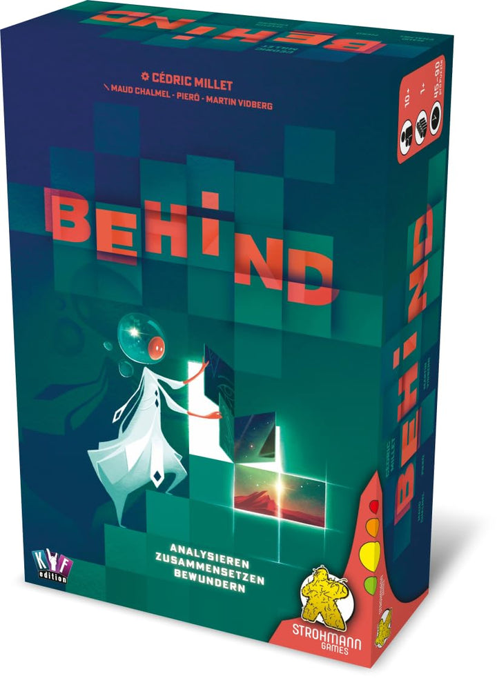Behind