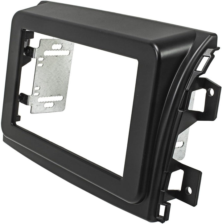 tomzz Audio 2414-101-2 Doppel DIN Radioblende kompatibel mit FIAT Ducato Serie 8 ab 2021 schwarz mit