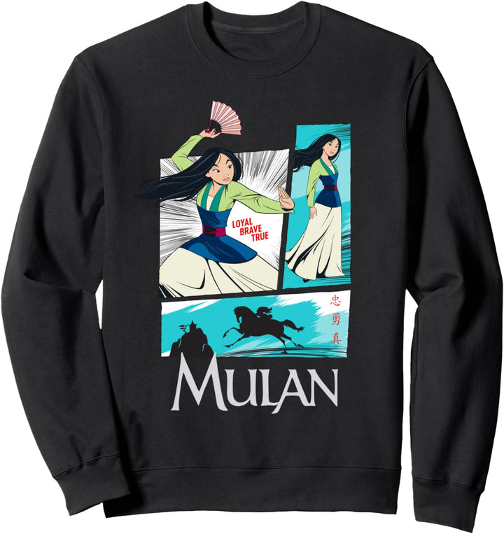 Disney Mulan Action Panels Sweatshirt