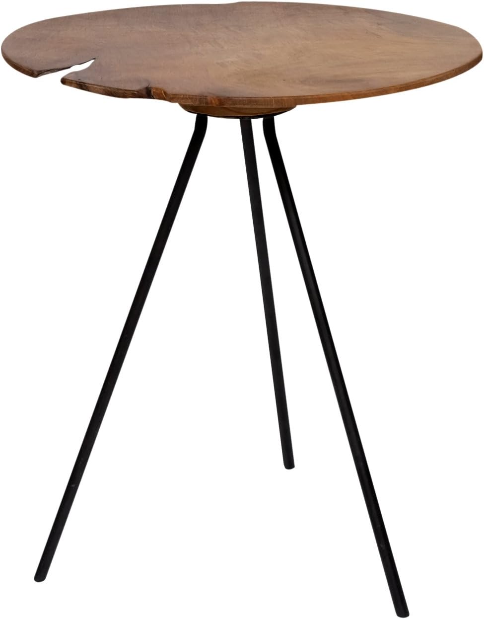 Brillibrum Design| Beistelltisch rund | Handmade | Teakholz Beistelltisch | aussergewöhnlich, Klein: