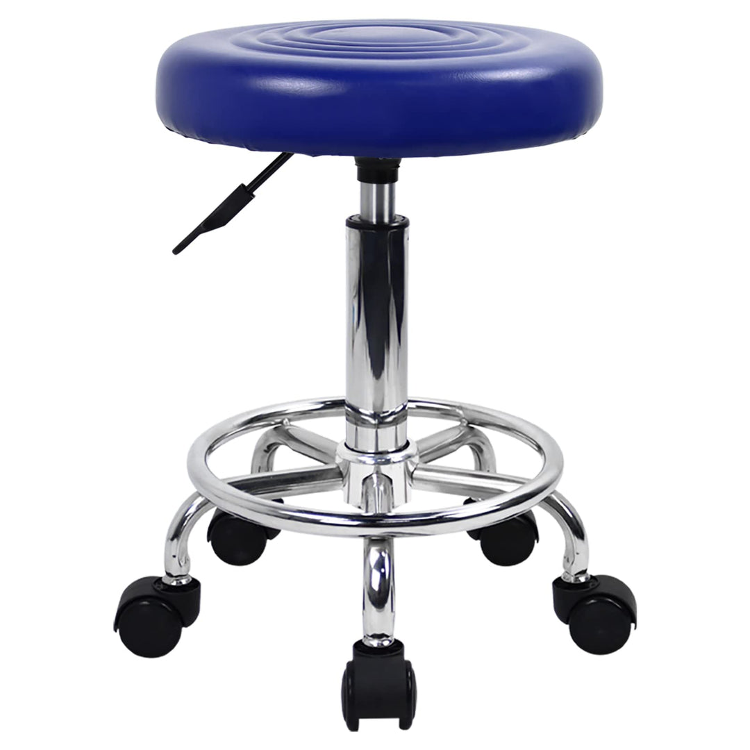 KKTONER Rollhocker mit Pedal (Blau), Blau