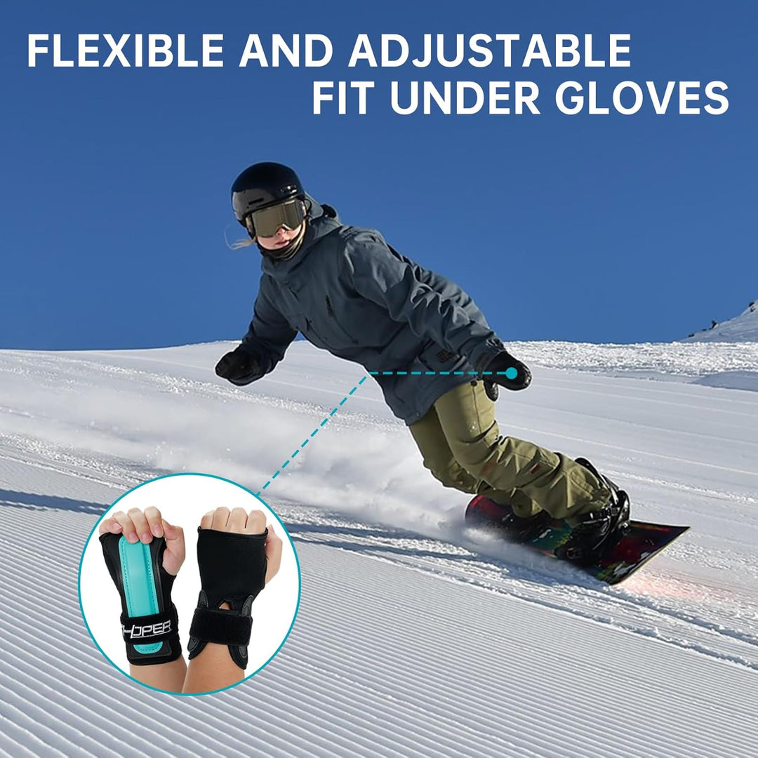 CTHOPER Handgelenkschützer Handprotektor für Snowboarding, Skifahren, Skateboarding, Erwachsene/Kind
