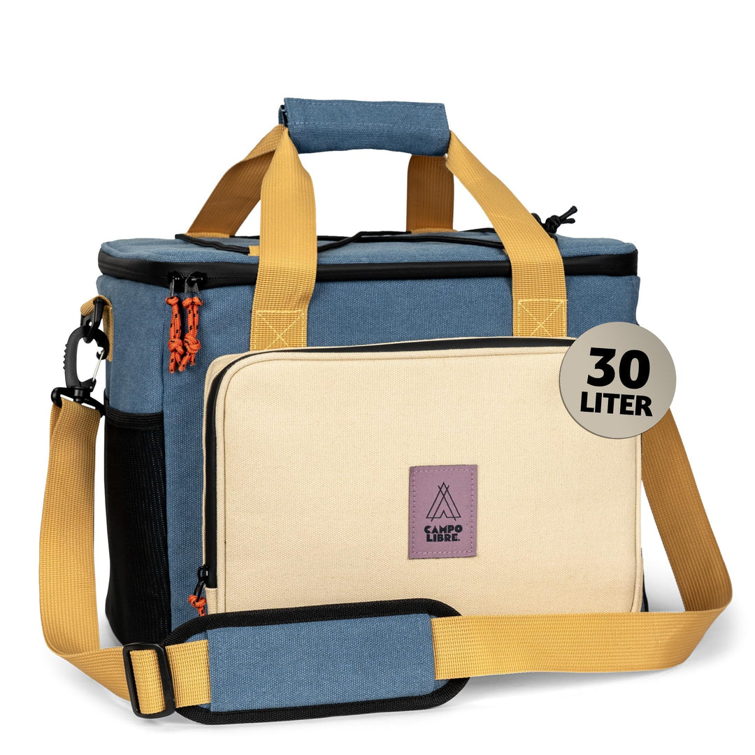 Campo Libre.® Hulk I Premium Camping Kühltasche 30l &amp; 20l I Kühltasche klein mit Wasserdichten Reiss
