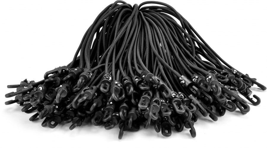 Riggatec Spannfix 4mm schwarz 27cm 100 Stk. 100 Stück, 100 Stück