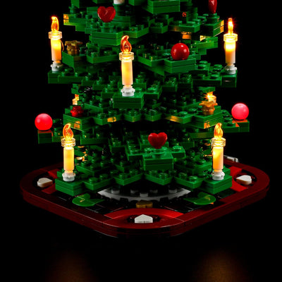 BRIKSMAX 40573 Led Licht für Lego Weihnachtsbaum - Compatible with Lego Bausteinen Modell - Ohne Leg