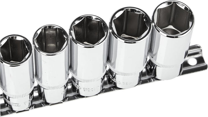 KS Tools 918.0611 3/8" CHROMEplus Sechskant-Stecknuss-Satz, lang, 11-tlg. 8-19mm