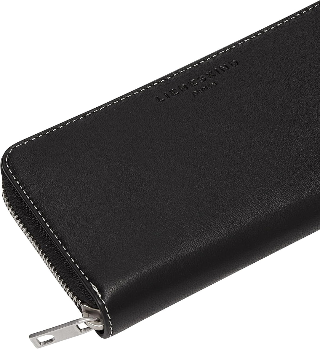 Liebeskind Berlin Bowie Sally Geldbörse, Large (HxBxT 9.4cm x 18.8cm x 2cm), Black Large (HxBxT 9.4c