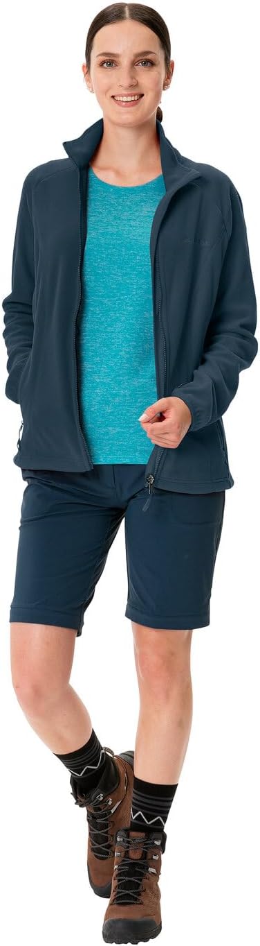 VAUDE Rosemoor Fleecejacke für Damen - Warme &amp; Nachhaltige Fleecejacke aus recyceltem Polyester, Zip