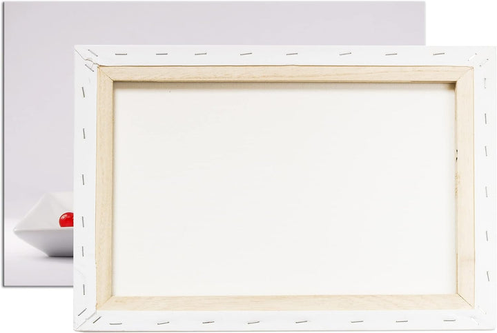 deyoli gesundes Müsli Frühstück im Format: 80x60 als Leinwandbild, Motiv fertig gerahmt auf Echtholz
