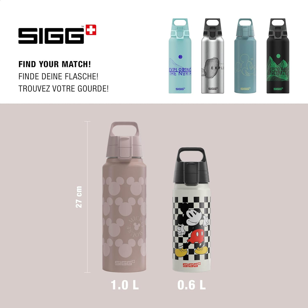Sigg - Alu Trinkflasche - WMB ONE - Made in Switzerland - ClimatePartner Zertifiziert - Kohlensäure