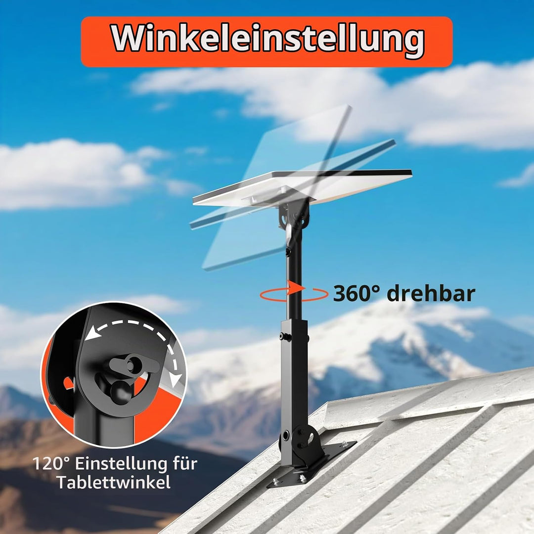 Starlink Mini Halterung Dach,Starlink Mini Dachhalterung with Adapter für Starlink Mini /Starlink Mi