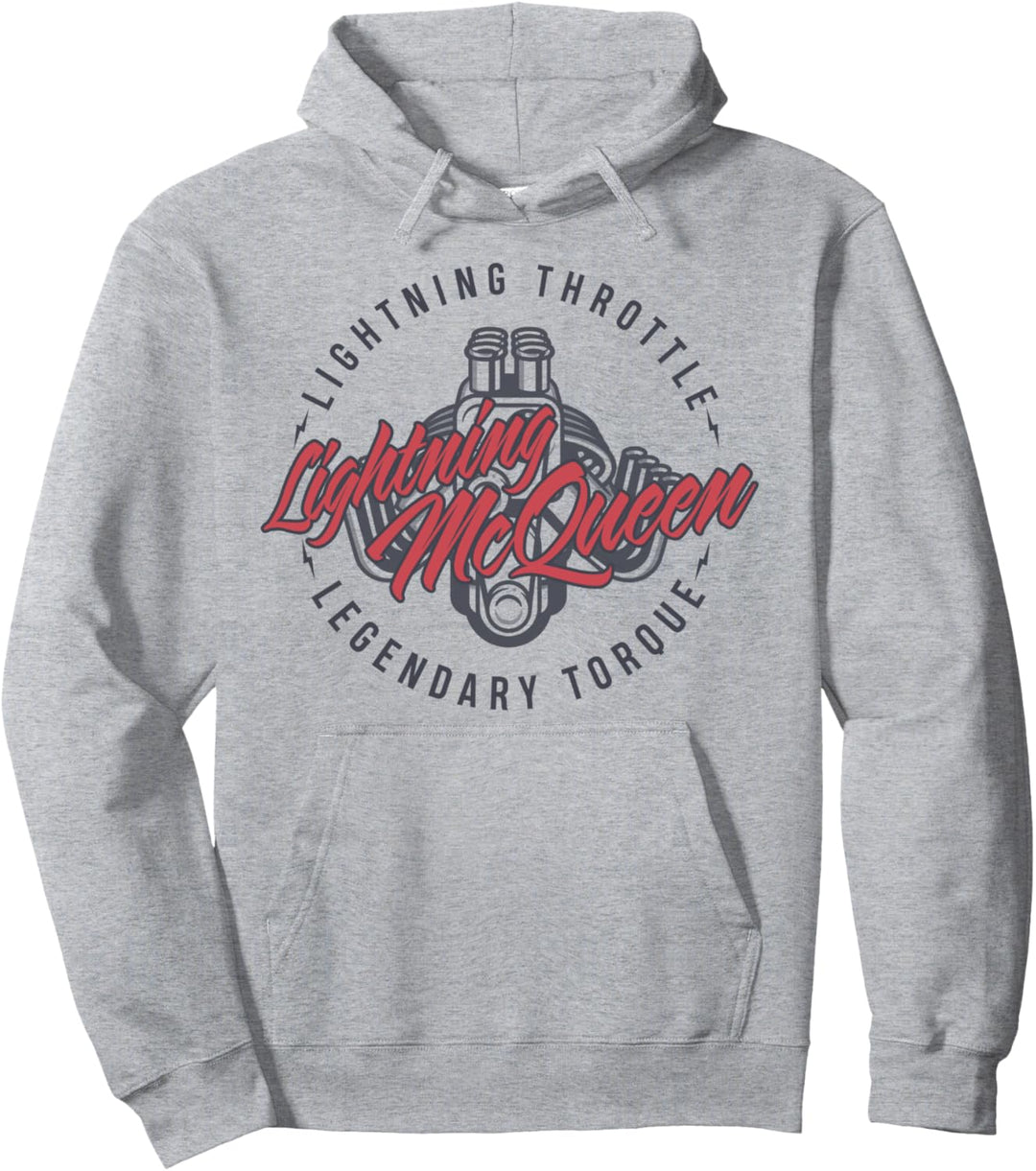 Disney Pixar Cars Lightning McQueen Engine Pullover Hoodie