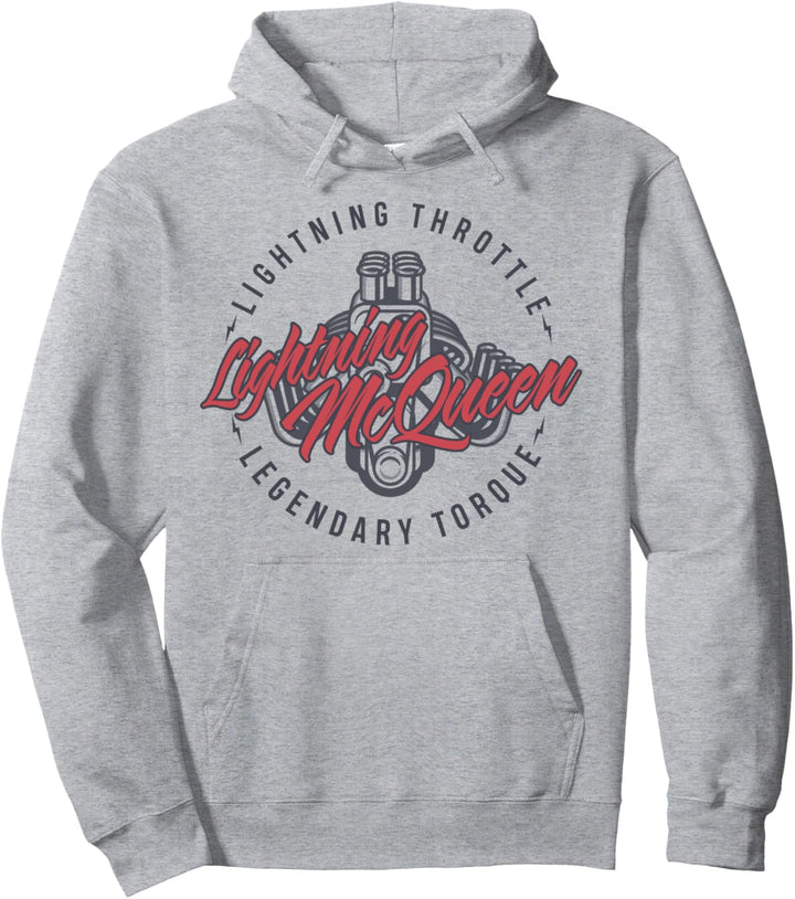 Disney Pixar Cars Lightning McQueen Engine Pullover Hoodie