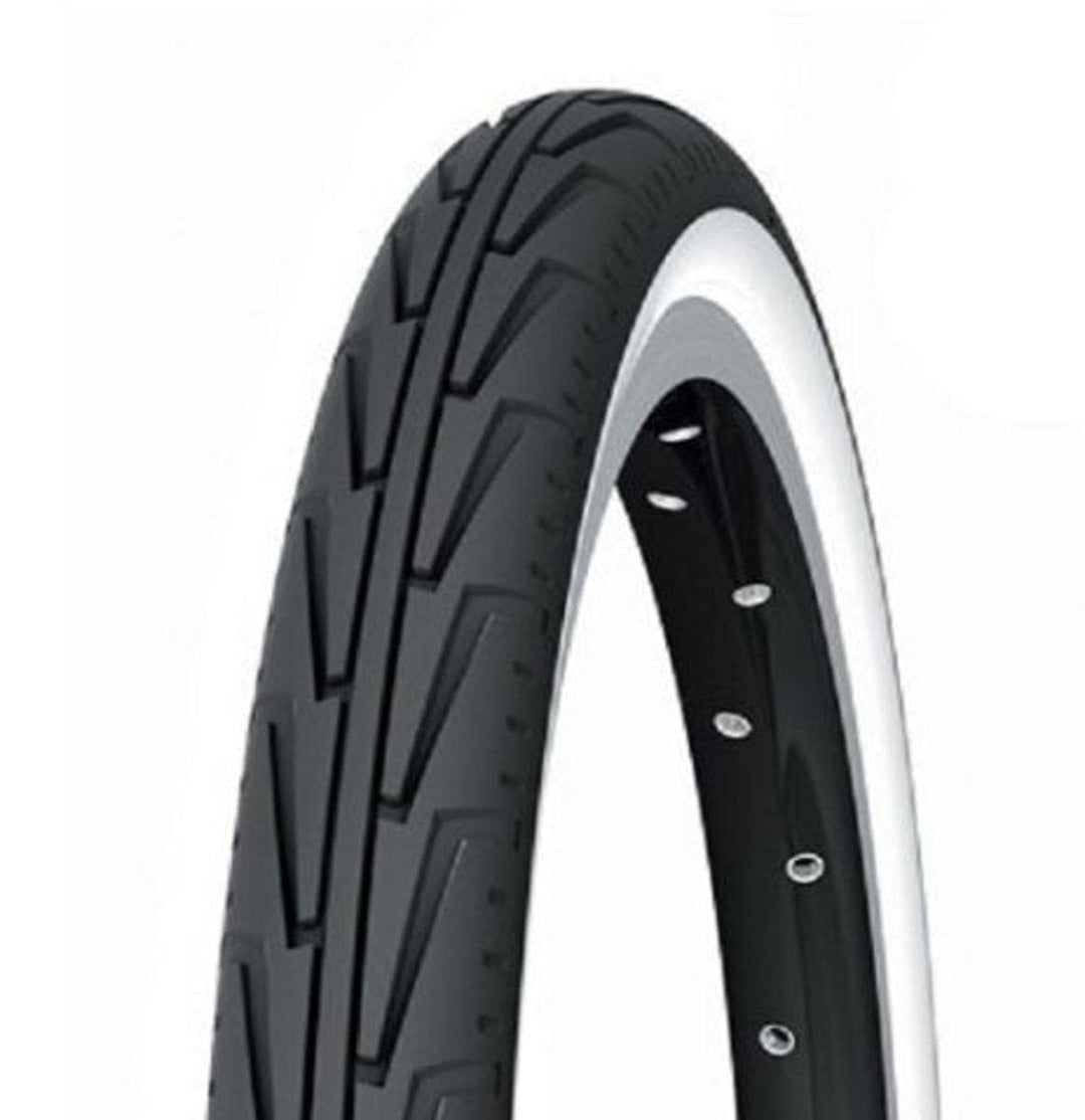 Michelin Rennradreifen City´J, 37-541 (600A Confort), schwarz/weiss, FA003466042