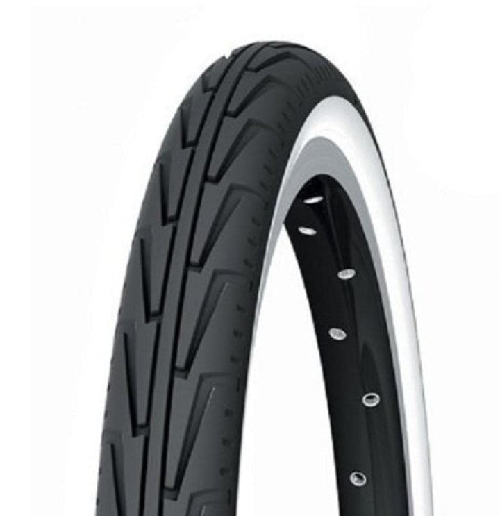 Michelin Rennradreifen City´J, 37-541 (600A Confort), schwarz/weiss, FA003466042