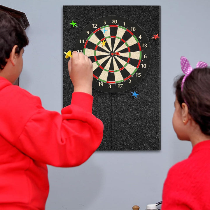 KEAGAN Dartboard-Wandschutz, Filz-Dartboard-Wandschutz, selbstklebend, gespleisst, Wandumrandung für
