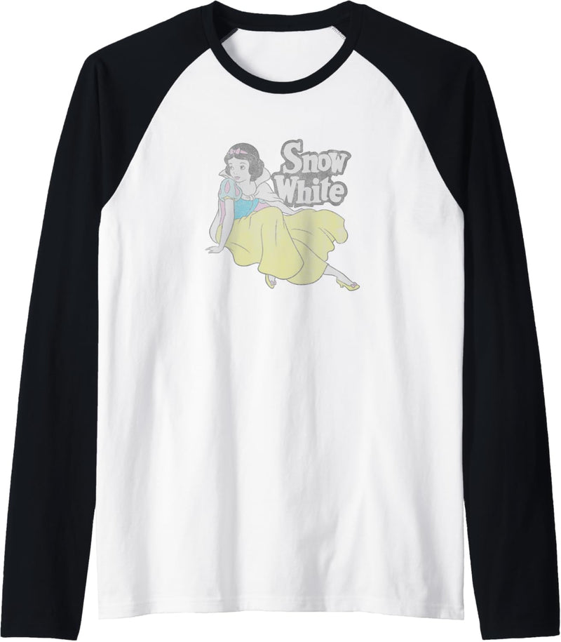 Disney Snow White Simple Portrait Raglan