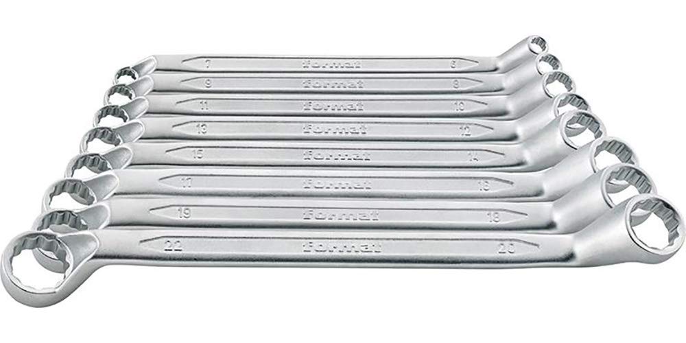 Format Doppelringschlüssel-Satz DIN838 6-22mm 8-teilig