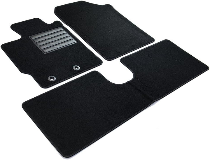 MDM SP-3627 Fussmatten Velours Autoteppich passend für Toyota Yaris III 09.2011>08.2020 Yaris III 09