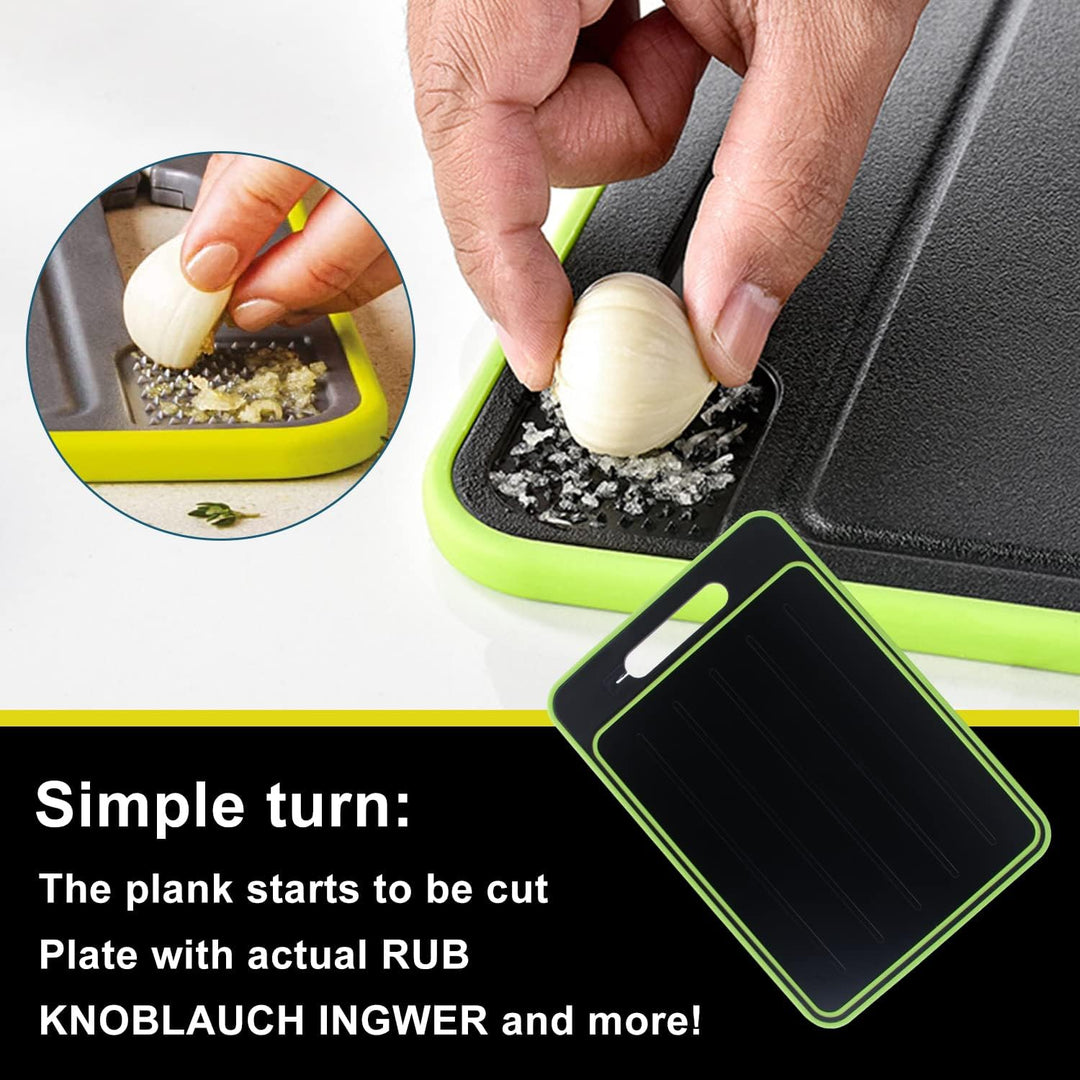Schneidebrett mit Auftau-Funktion: 4-in-1 Auftauplatte Schneidebrett, Frost Away Schneidebrett mit A