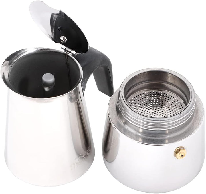 Any Morning Espressokocher | Espressokanne für alle Herdarten | inc. Induktion, Mokkakanne, Camping