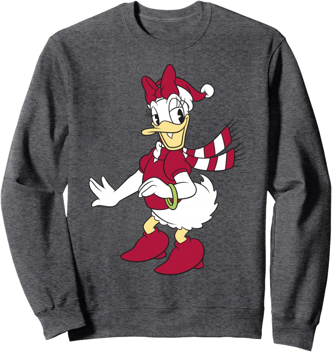 Disney Mickey And Friends Weihnachten Daisy Duck Santa Hat Sweatshirt