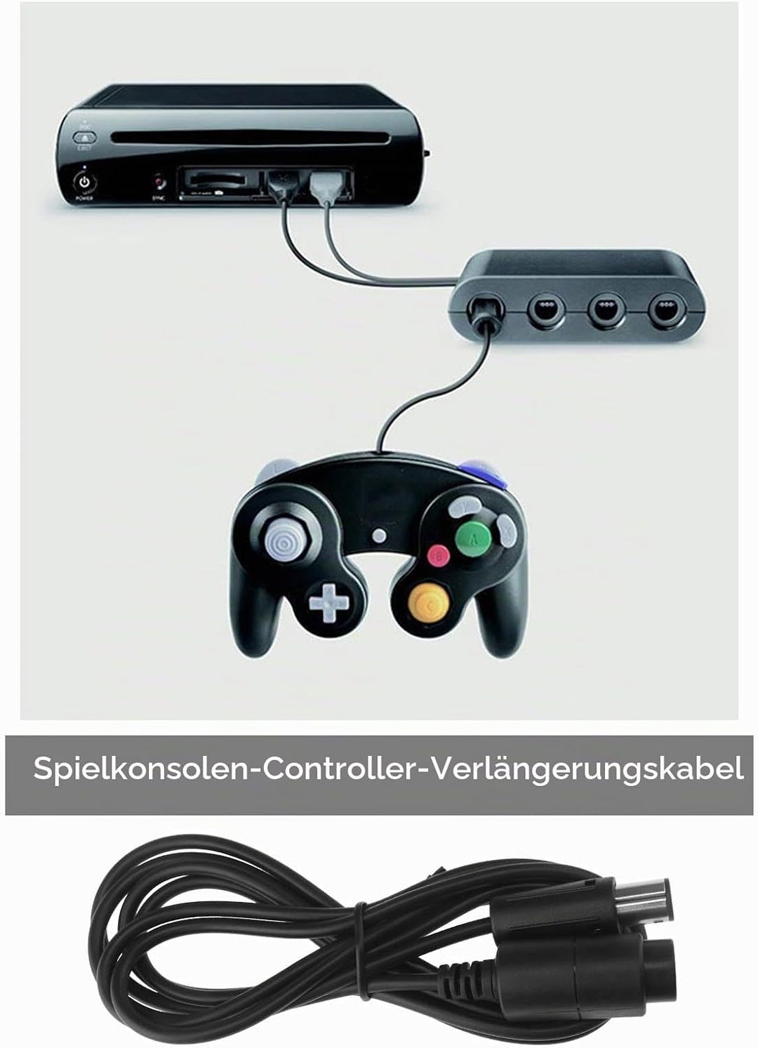 YINETTECH 4 Stück Joypad Verlängerungskabel 1,8 M Verlängerungskabel für Spielkonsolen-Controller Ko