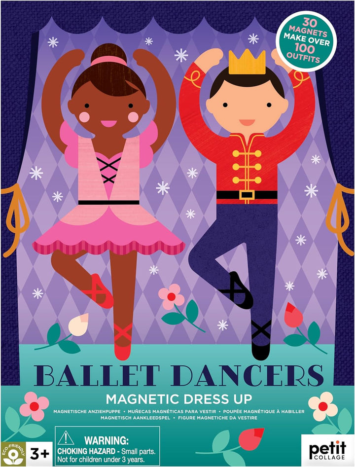 Petit Collage Ballet Dancers Magnetic Dress Up