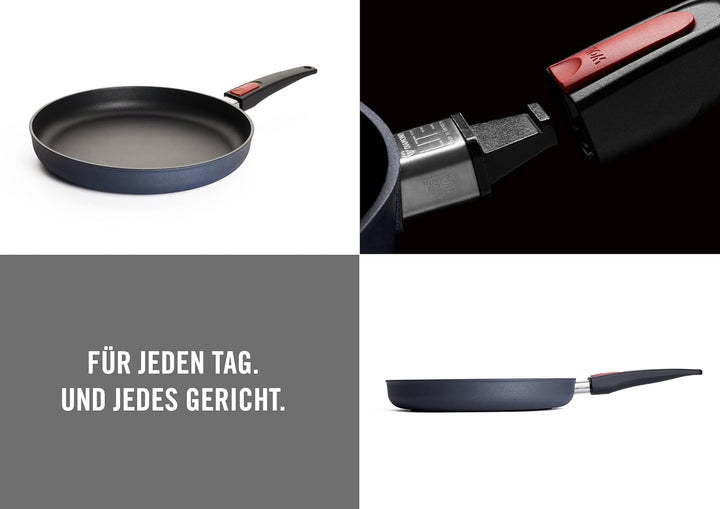 Woll – Diamond Lite Gusspfanne Ø 30 cm mit abnehmbarem Stiel – Antihaftpfanne aus Aluminiumguss mit