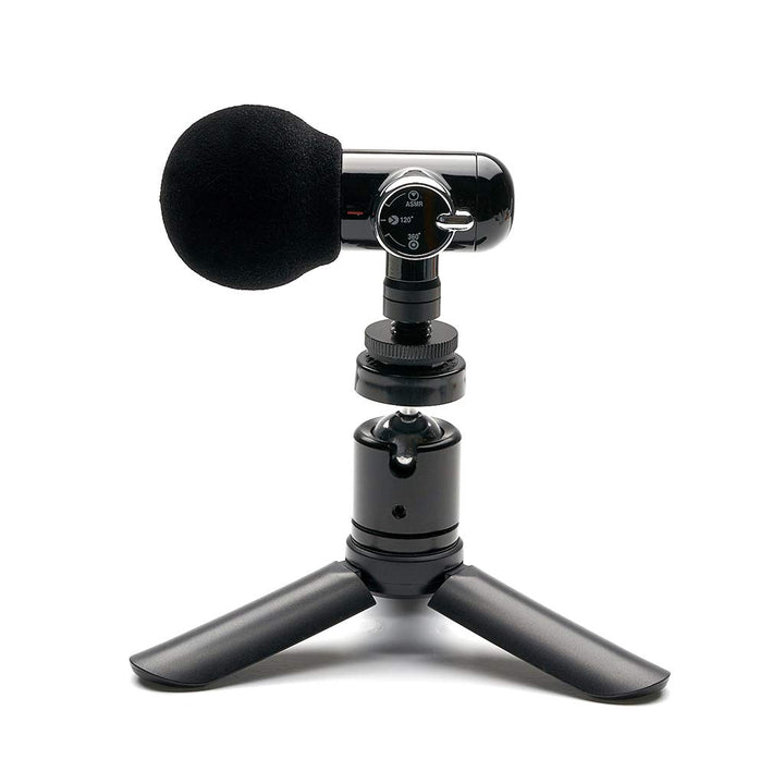 Q-Mic (Smartphone, DSLR-Videoaufnahme-Set für YouTube, TikTok, Vlogging, Filmemacher/ASMR Direct Omn