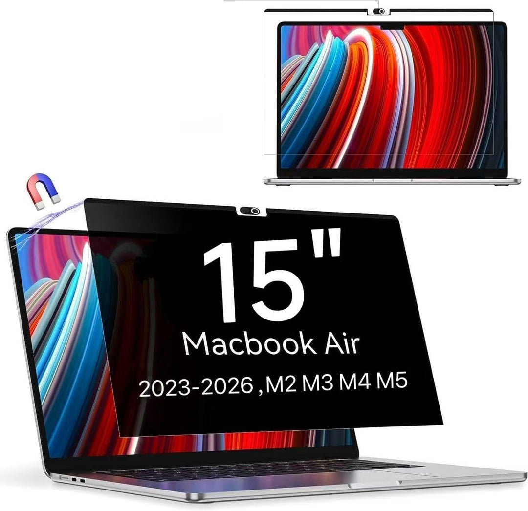 Magnetischer Blickschutzfilter Kompatibel Mit Apple MacBook Air 15 Zoll (2023 Release), Abnehmbar An