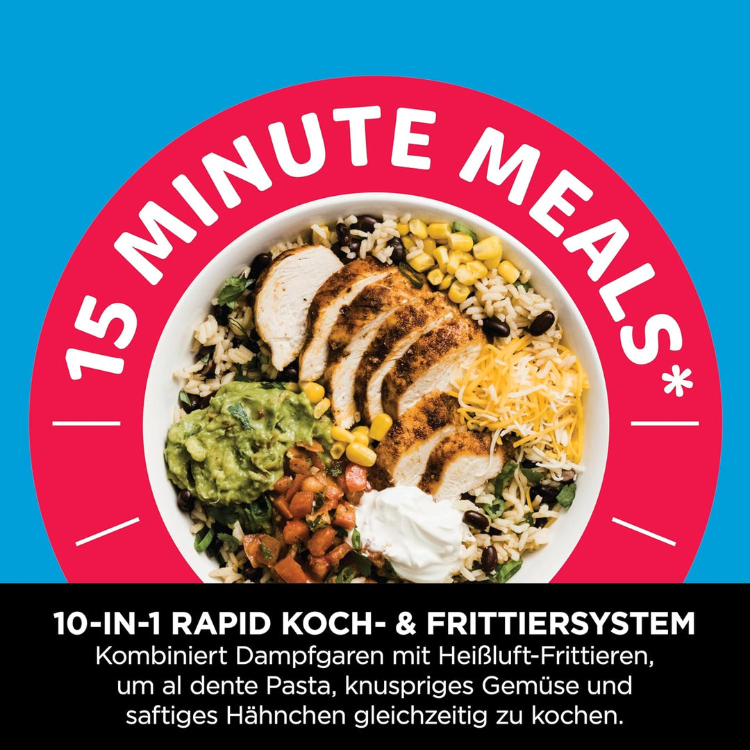 Ninja Speedi Multikocher, 5,7L, 10-in-1 Multicooker, Airfryer Heissluftfritteuse, Slow Cooker Langsa