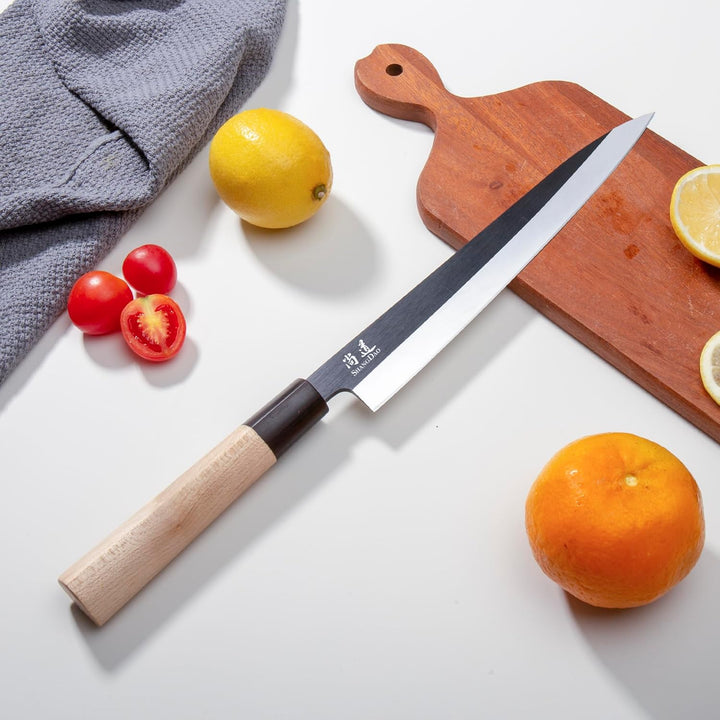 SHANGDAO Sashimi-Sushi-Messer 25 cm – Fleischschneidemesser und Yanagiba-Messer, Fischfiletieren und