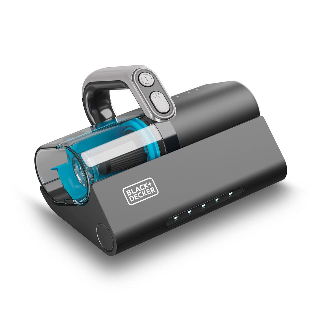 BLACK+DECKER - Handstaubsauger Dust Mites 400W | 12Kpa Saugkraft | 253,7nm UV-Antibakterielle Lampe