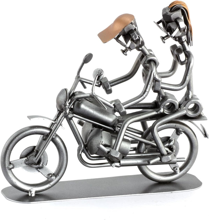 Steelman24 I Schraubenmännchen Motorrad Duo I Made in Germany I Handarbeit I Geschenkidee I Stahlfig