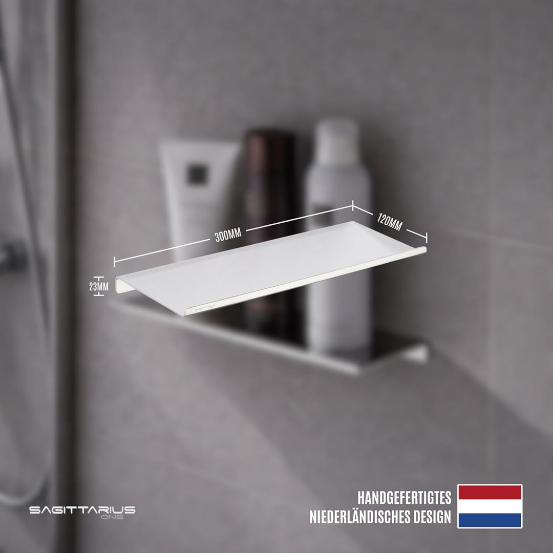 Sagittarius One 300S1 Duschablage Edelstahl 30cm | duschregal rostfrei SUS304 | Badregal Edelstahl P