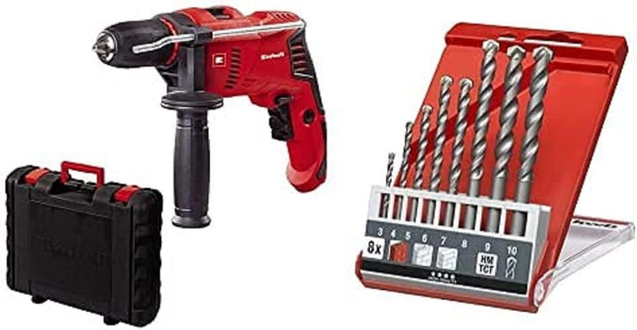 Einhell Schlagbohrmaschine TE-ID 500 E (500 W, Bohrleistung Ø Holz 25 mm, Beton 10 mm, Metall 8 mm,