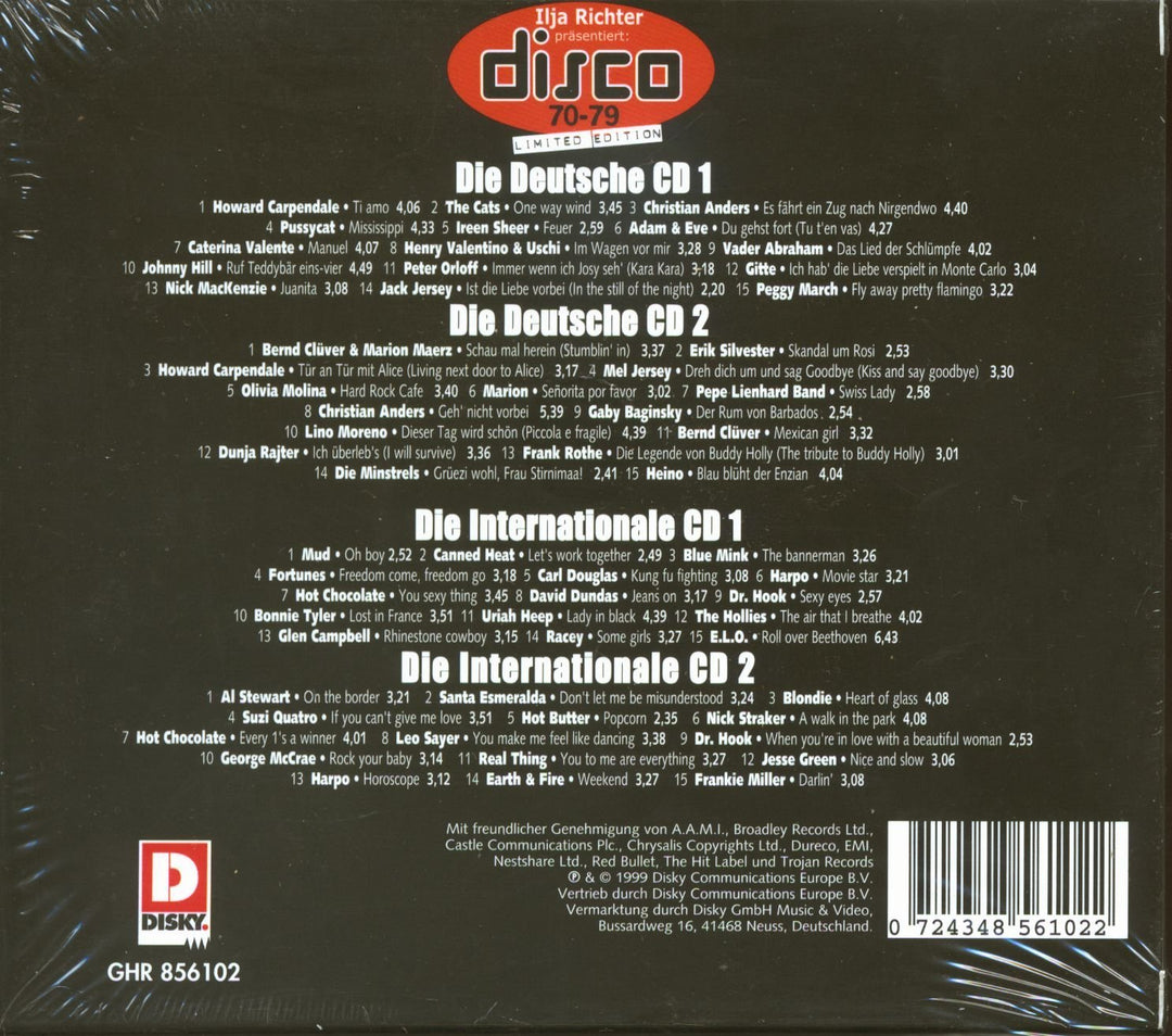 Ilja Richter-Disco 70-79, Audio-CD