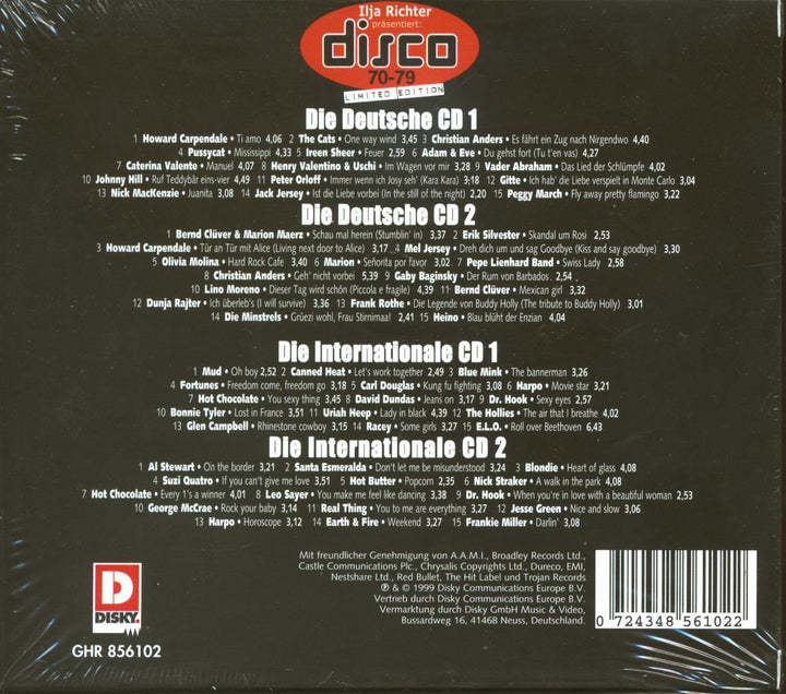Ilja Richter-Disco 70-79, Audio-CD