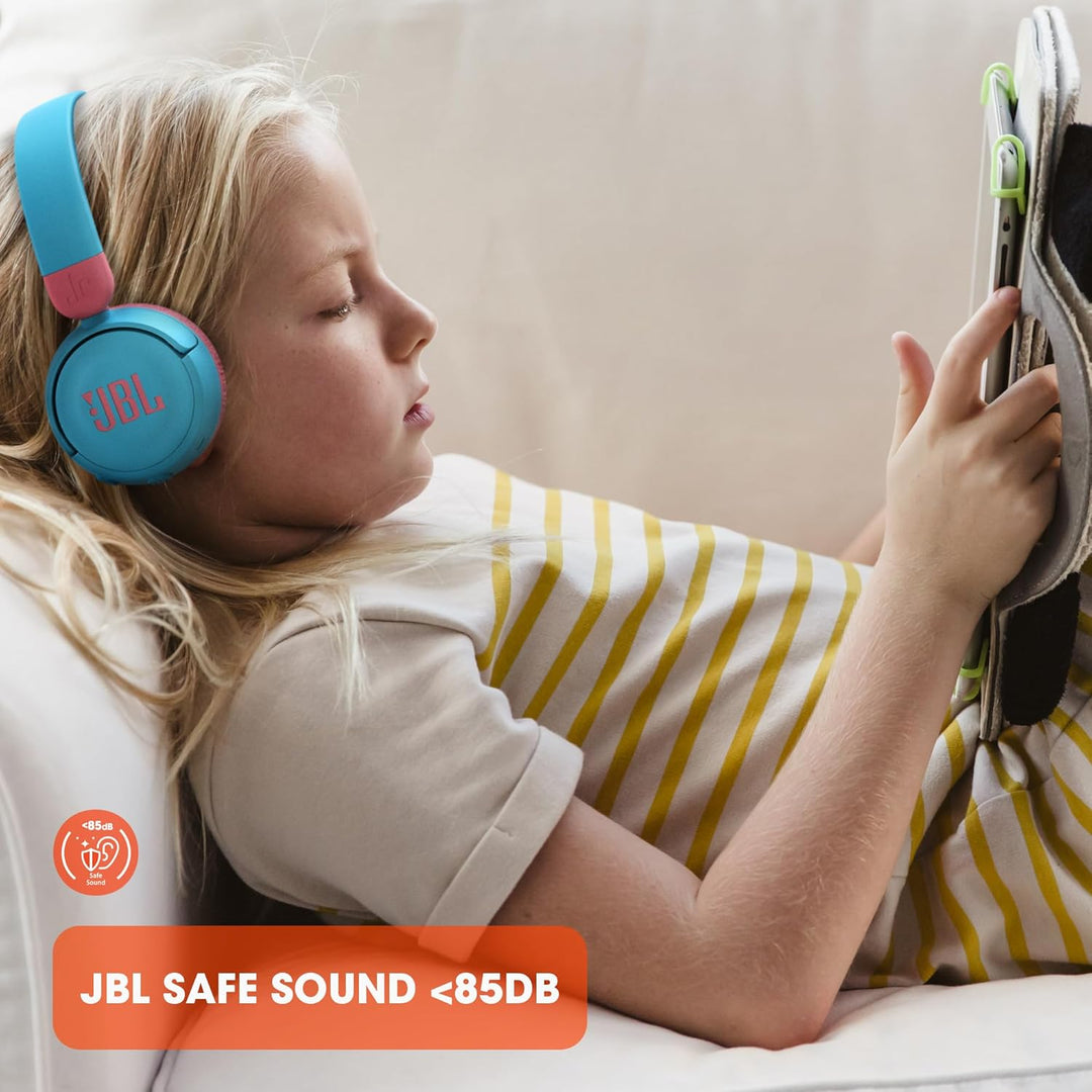 JBL JR 310 - Kinder On-Ear-Kopfhörer (rot/blau)