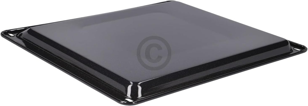 Backblech kompatibel mit Zanussi 3531939233 emailliertes Bleck für Backofen Dampfgarer 422x370x23 mm