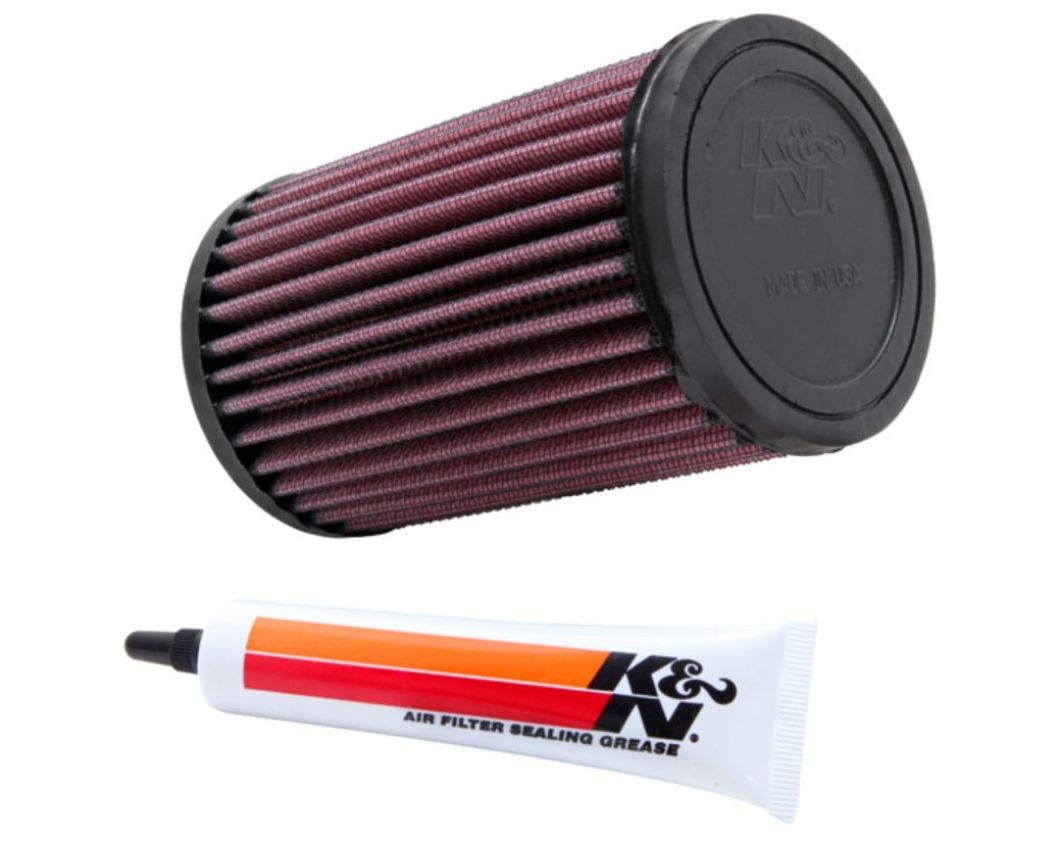 K&N YA-4001 Motorrad Luftfilter, Rot