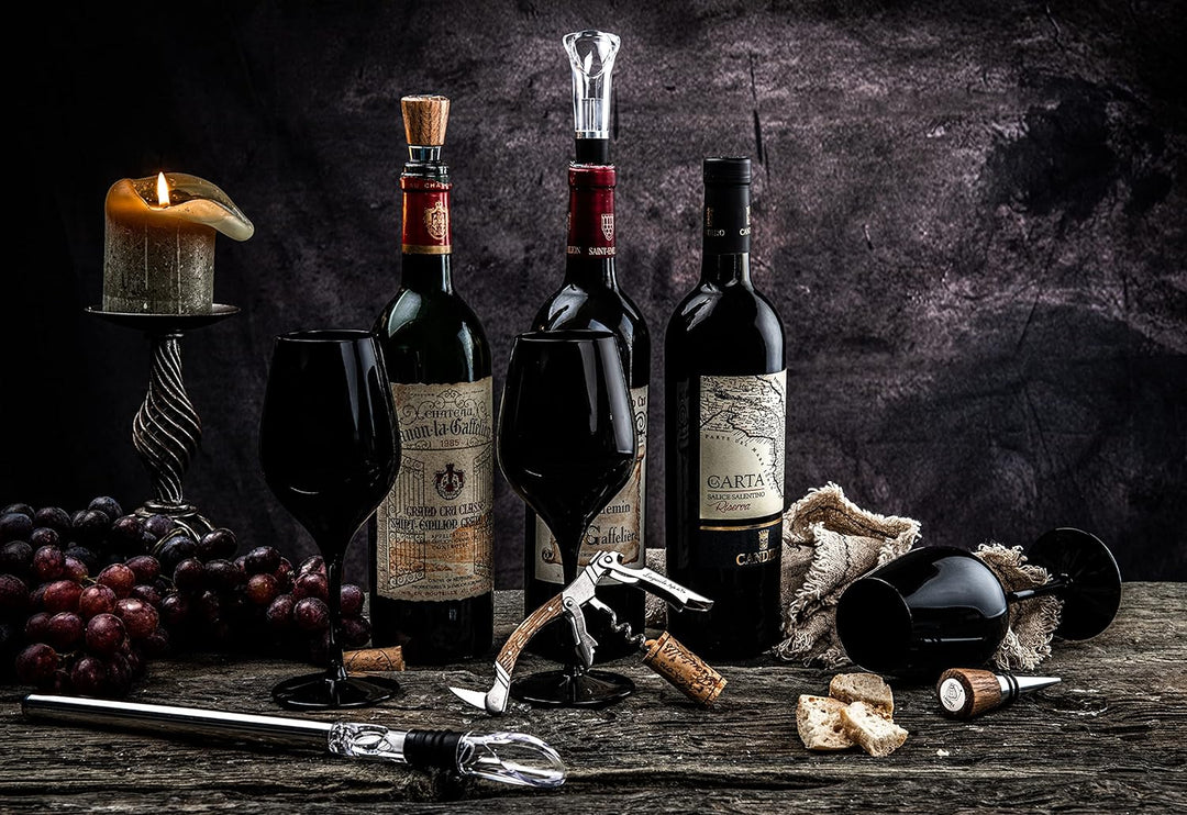 Laguiole Style de Vie Korkenzieher-Set, Sommelier-Set, 6-teilig,