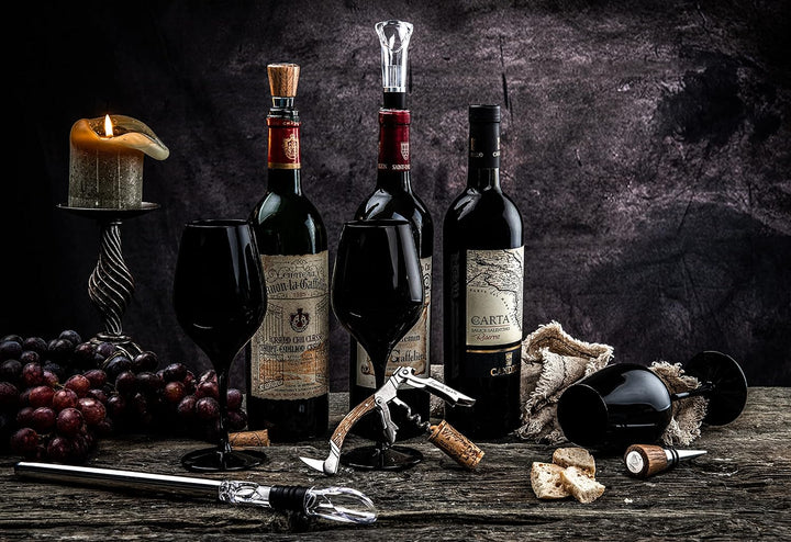 Laguiole Style de Vie Korkenzieher-Set, Sommelier-Set, 6-teilig,