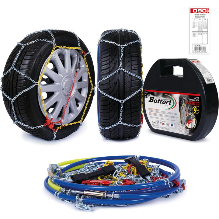 Bottari 18819: Schneeketten "Rapid T2", 9 mm, Grösse 90, ÖNORM T2 - 090, T2 - 090