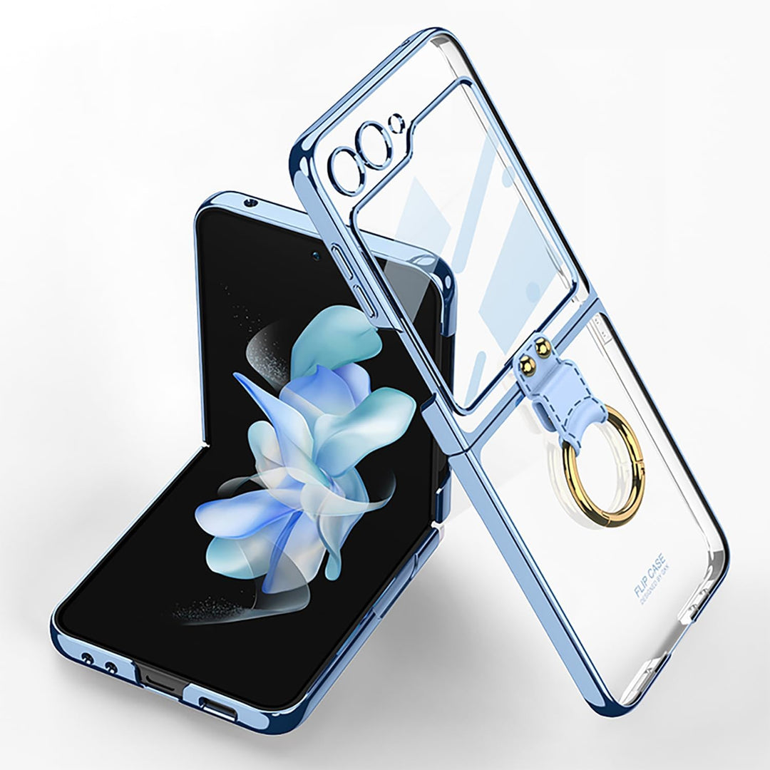 CeeEee Hülle Z Flip 5 Handyhülle Kompatibel mit Samsung Galaxy Z Flip 5 5G Transparent Stossfest Hül