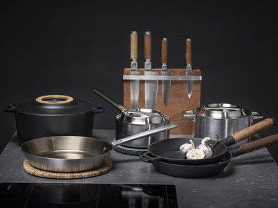 Cacerola de acero inoxidable con tapa Norden, 2,5L" ist flasch, bitte in "Fiskars Norden Stahl-Wok 2