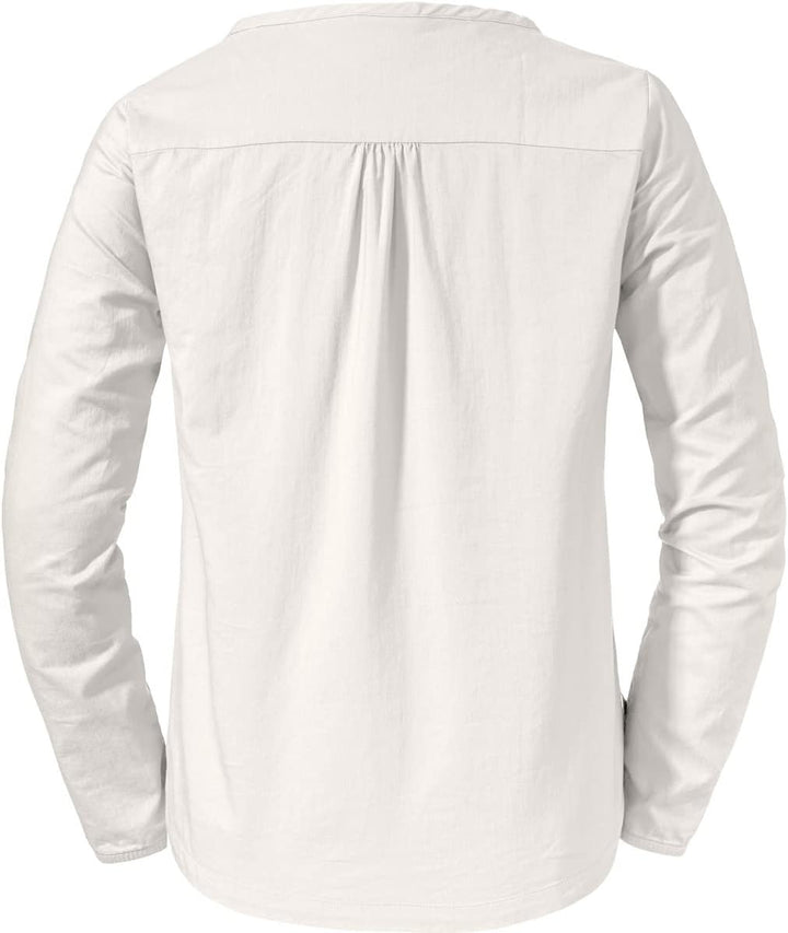 Schöffel Damen Catania Bluse 34 Whisper White, 34 Whisper White